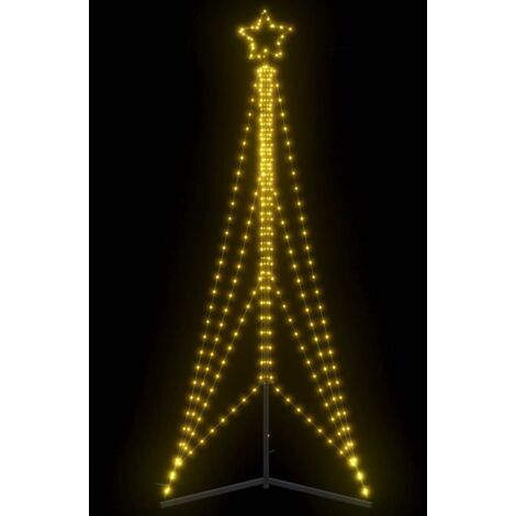 Árbol de Navidad LED 483 LEDs  cálido 240 cm