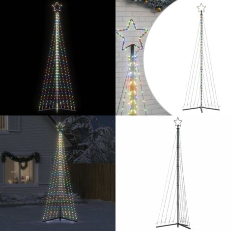 Árbol de Navidad LED 495 LEDs de colores 300,5 cm - Luces LED - Decoración navideña
