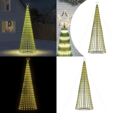 Árbol de Navidad LED 688 LEDs blanco cálido 300 cm - Luces navideñas - Decoración navideña