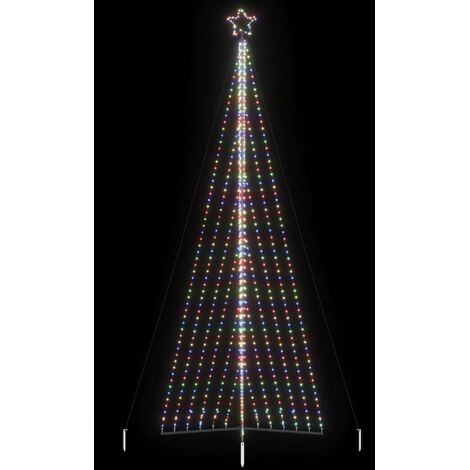 Árbol de Navidad LED 789 LEDs de colores 476 cm