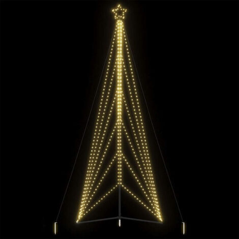 Árbol de Navidad LED 861 LEDs blanco cálido 478 cm vidaXL