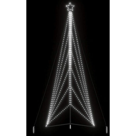 Árbol de Navidad LED 861 LEDs blanco frío 478 cm vidaXL