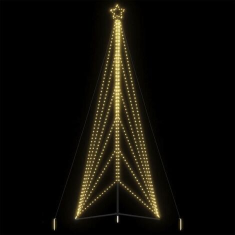 Árbol de Navidad LED 861 LEDs  cálido 478 cm