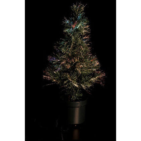 Árbol de Navidad Led Fibra Óptica Multicolor con Efectos