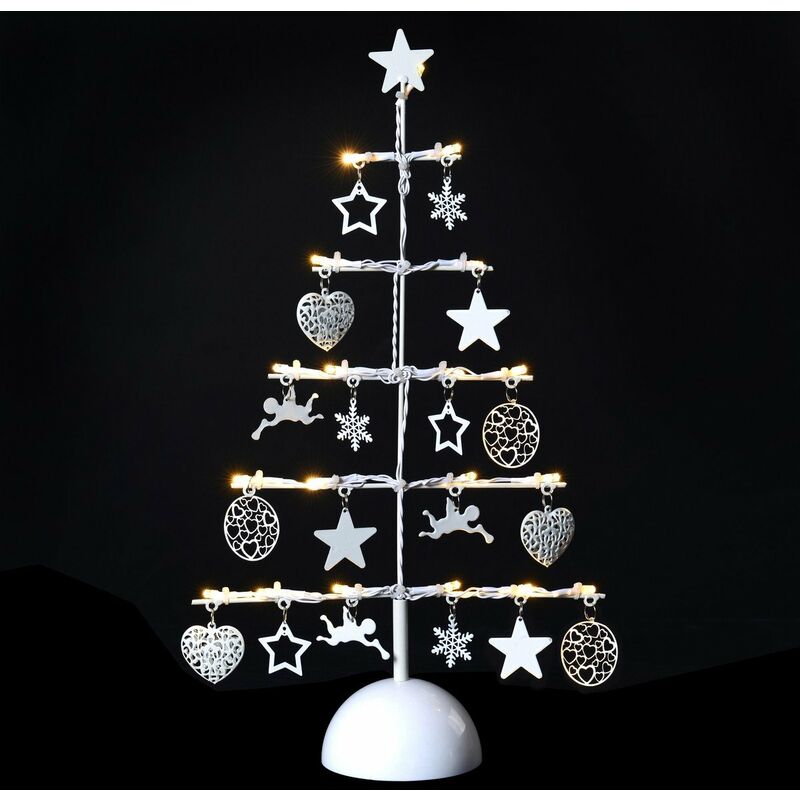 

Árbol De Navidad Led Metálico 26X10X45