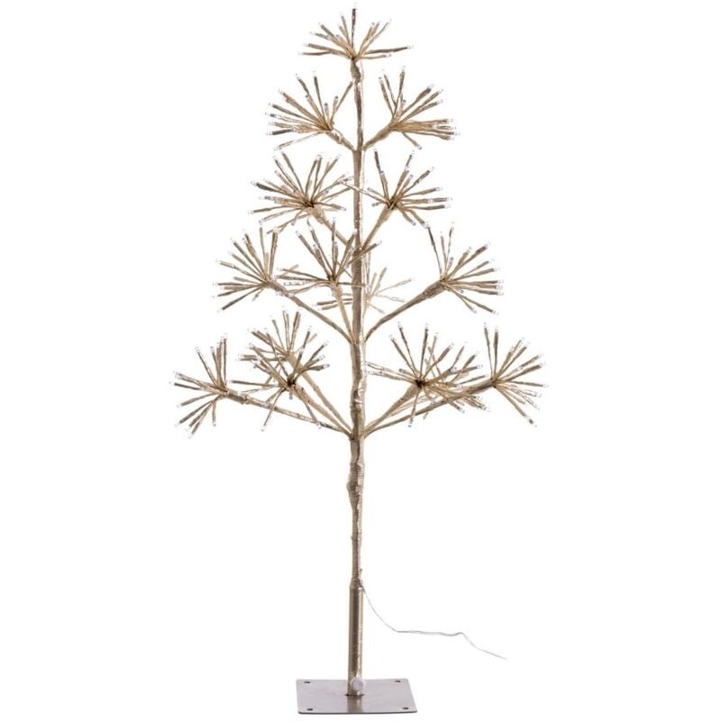 

Árbol de Navidad ramas con 256 luces dorado de led de 90 cm