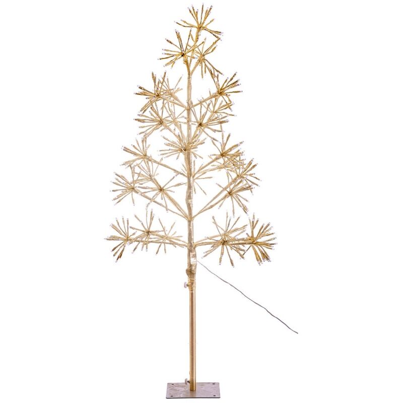 

Árbol de Navidad ramas con 448 luces dorado de led de 120 cm