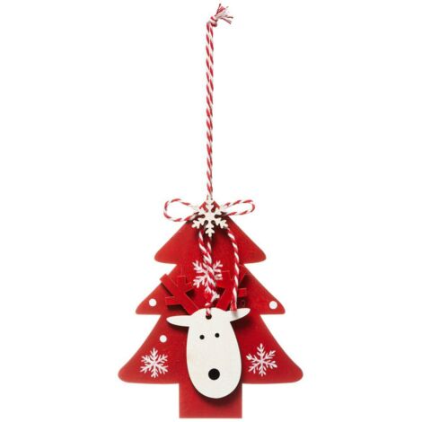 Árbol de Navidad Reno Rojo 12 cm - Feeric lights & christmas