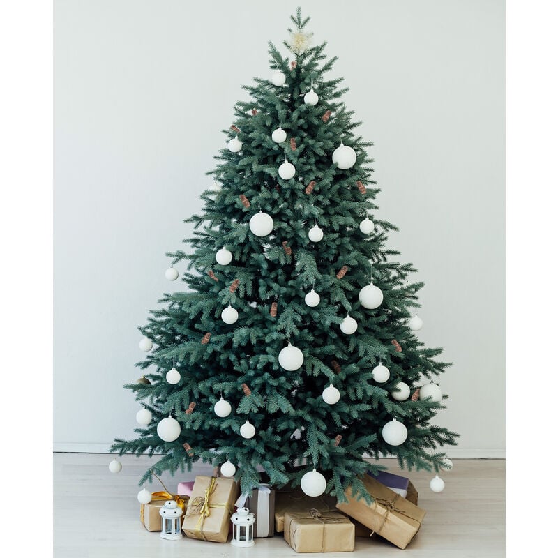 

Árbol de Navidad "Stella", Alto 150 cm, Con piñas incluidas, 539 ramas, 97 x 97 x 150 cm
