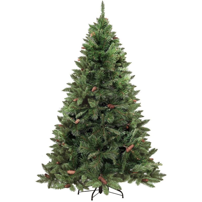

Árbol de Navidad "Viena", Alto 150 cm, Con piñas incluidas, 468 ramas no tóxicas, 100x100x150 cm