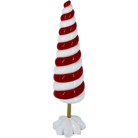 Árbol de resina roja blanca cm ø11,5h42,3