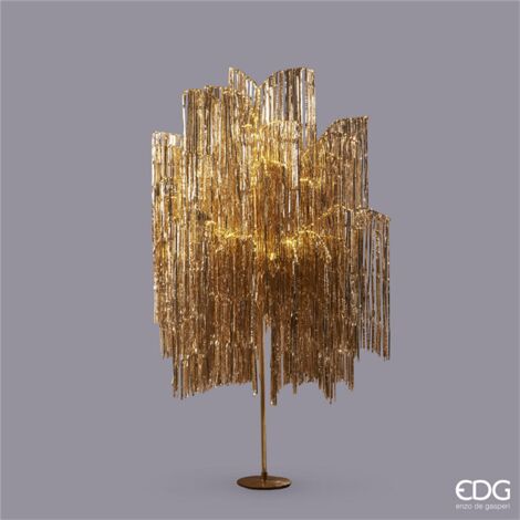 Árbol led flecos 180x90cm champán