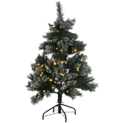 Arbol Led Pvc 84X84X120 150 Leds Nevado Verde NV184490