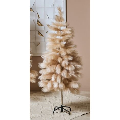 Arbol Navidad Pampas Beige 150 Cms. 70X150 Cms