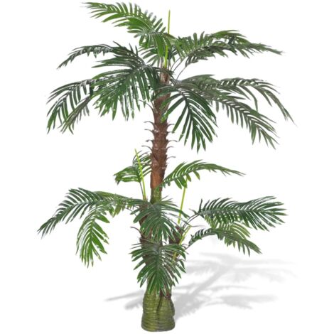 Árbol palmera artificial Cycas 150 cm vidaXL