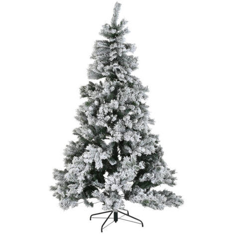 Arbol Pe Metal 1X1X210 350Led Nevado Verde