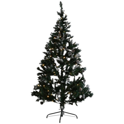 Arbol Pe Metal 90X90X180 250Led Verde NV198554