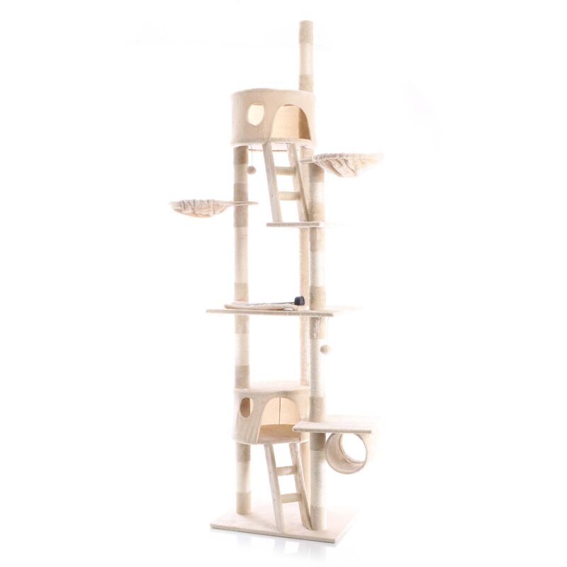 

Árbol rascador para gatos 100cm Sisal bicolor beis/marrón Accesorios mascotas Animales de compañía