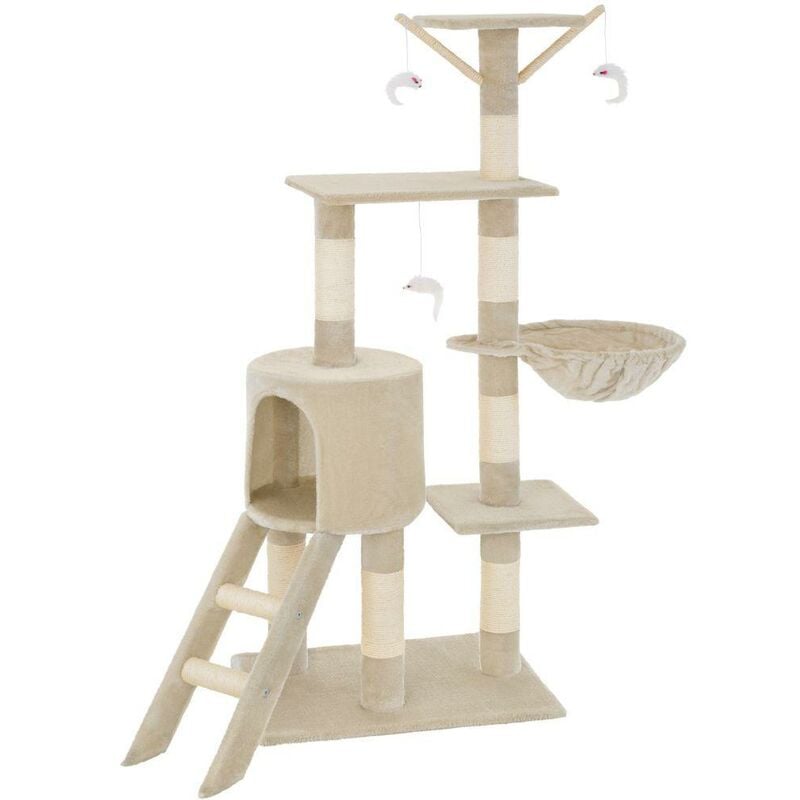Arbre à chat 142 cm beige - Beige