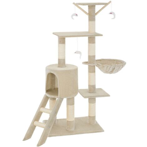 Arbre à chat 142 cm beige