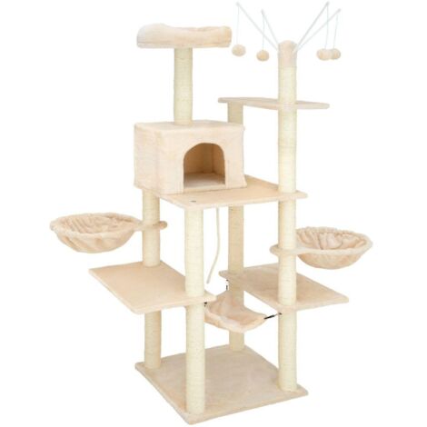 Arbre à chat 165 cm beige