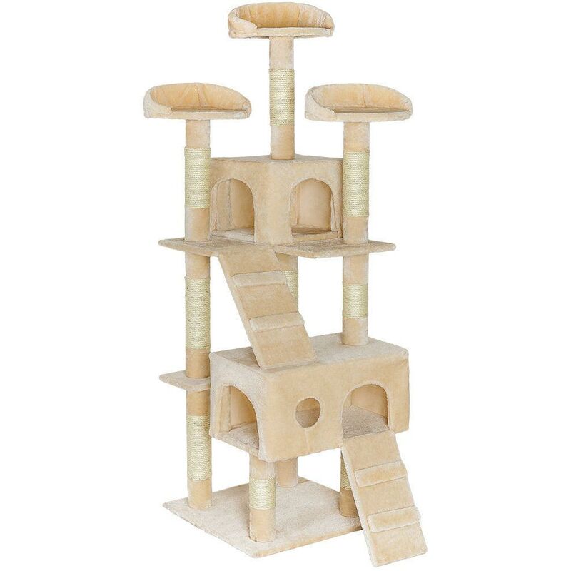 Arbre à chat 170 cm beige - Beige