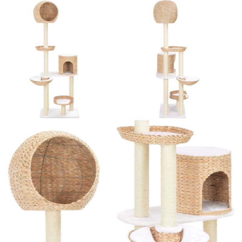 Vidaxl - Arbre à chat avec griffoirs en sisal Herbiers marins - Arbre à Chat - Arbre à Chat Pour Chat - Griffoir Chat - Jouet Chat - Meuble Chat