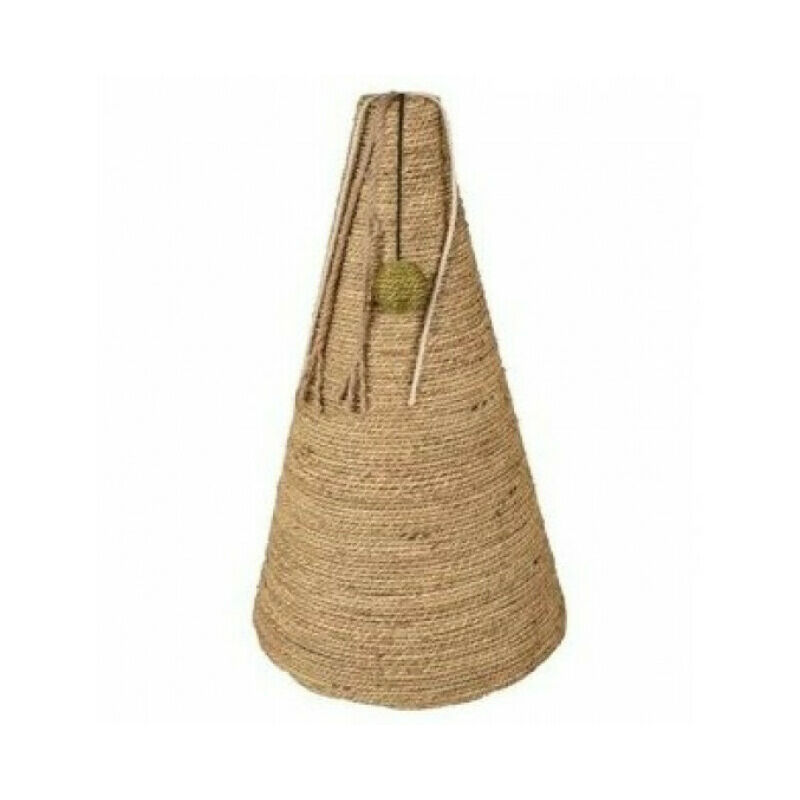 Arbre a chat en forme de cone herbier marin 30x30x50cm