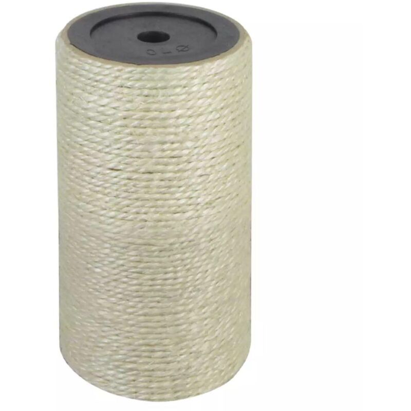 Arbre à chat griffoir grattoir niche jouet animaux peluché 8 x 15 cm 10 mm beige - Beige