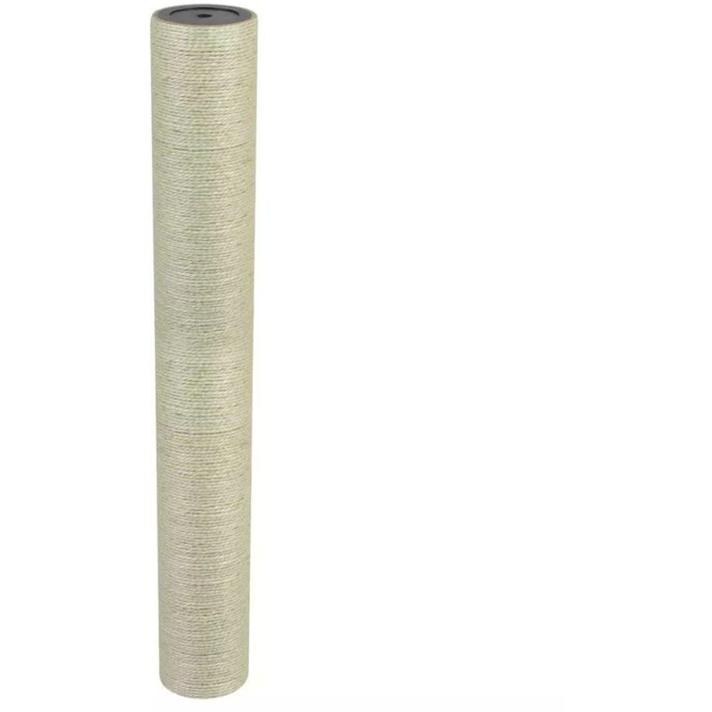 Helloshop26 - Arbre à chat griffoir grattoir niche jouet animaux peluché 8 x 60 cm 8 mm beige - Beige
