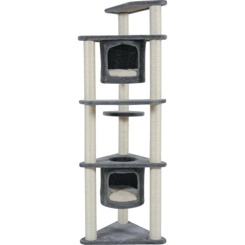 Zolux Kéa Large arbre à chat gris et beige design moderne