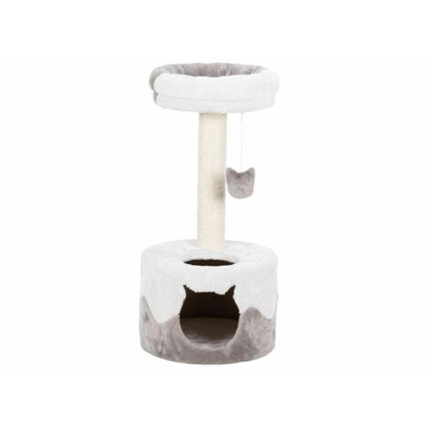 Arbre à chat nuria 71 cm, blanc/gris