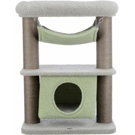 Arbre a chat TRIXIE Lunito Junior - 71 cm - Gris et menthe