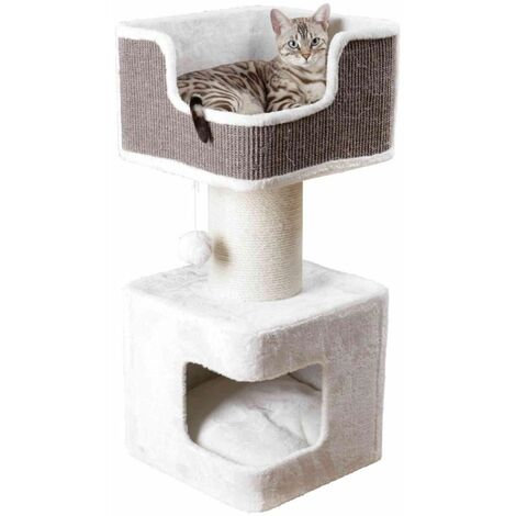 Arbre à Chat Xxl Ava 86 Cm Blancgris