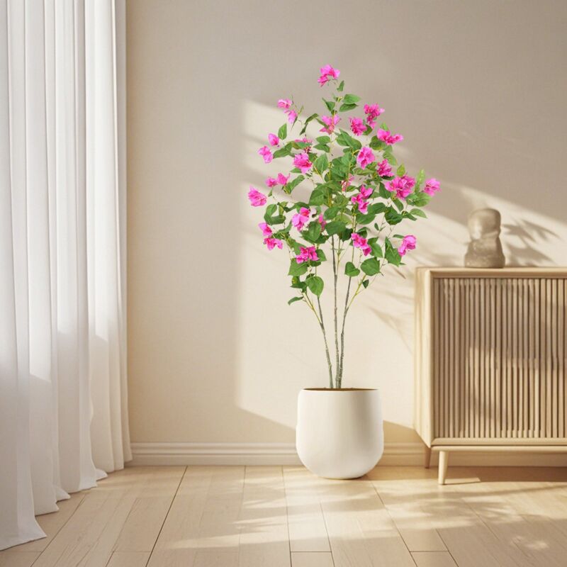 Hoerfuriy - Arbre Artificiel de 150cm ,arbre artificiel avec de vraies feuilles de plantes vertes bougainvilliers,Déco