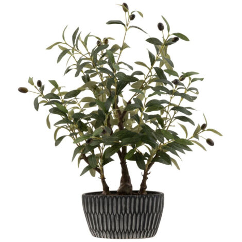 Arbre Artificiel en Pot "Olivier" 60cm Vert