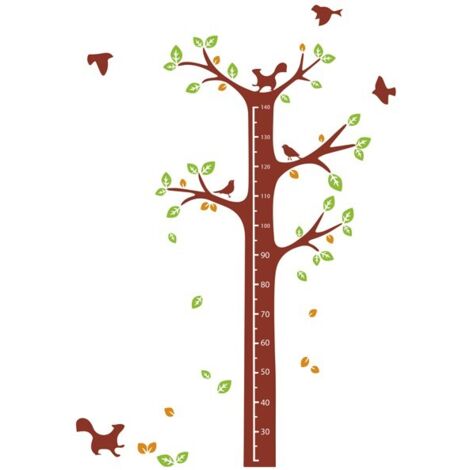 ARBRE AVEC OISEAUX AUTOCOLLANTS - 130X170 CM