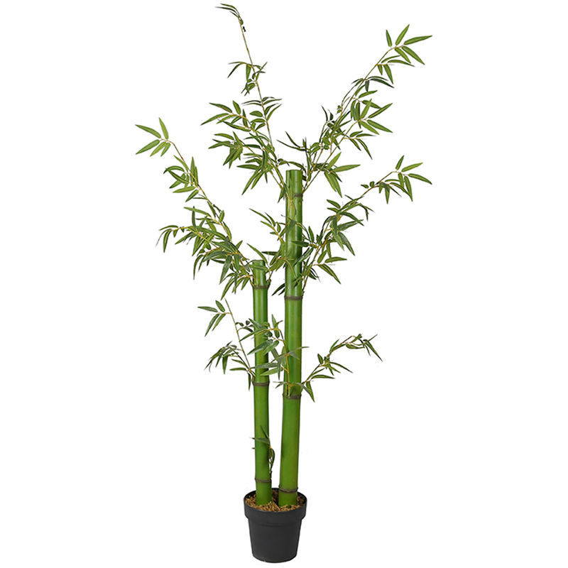 Arbre Bambou artificiel 2 cannes - Hauteur 160 cm Pegane