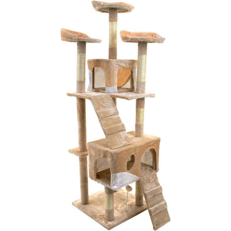 Viking Choice - Arbre à chat arbre à chat xxl 170 x 49 x 49 cm beige