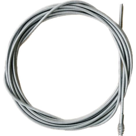 Arbre de nettoyage de tuyaux L.7,5m Arbres-D.8mm Spirales-D.8mm Griffes-D.18mm