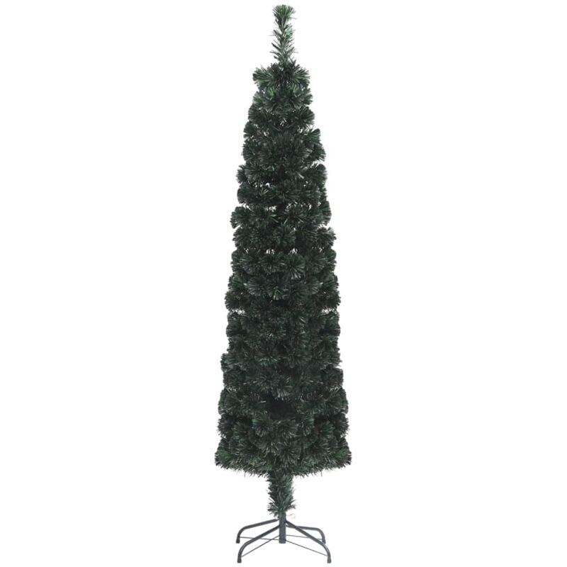 Maisonchic - Arbre de Noël artificiel, Sapin de Noël Artificiel pour Décoration de Fête de Noël mince et support 120 cm Fibre optique QDQ67174