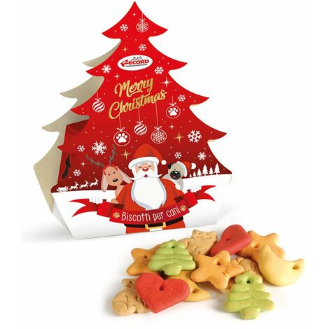 Arbre de Noël avec biscuits pour chiens