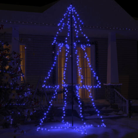 Arbre de Noël cône 300 LED d'intérieur/d'extérieur 120x220 cm