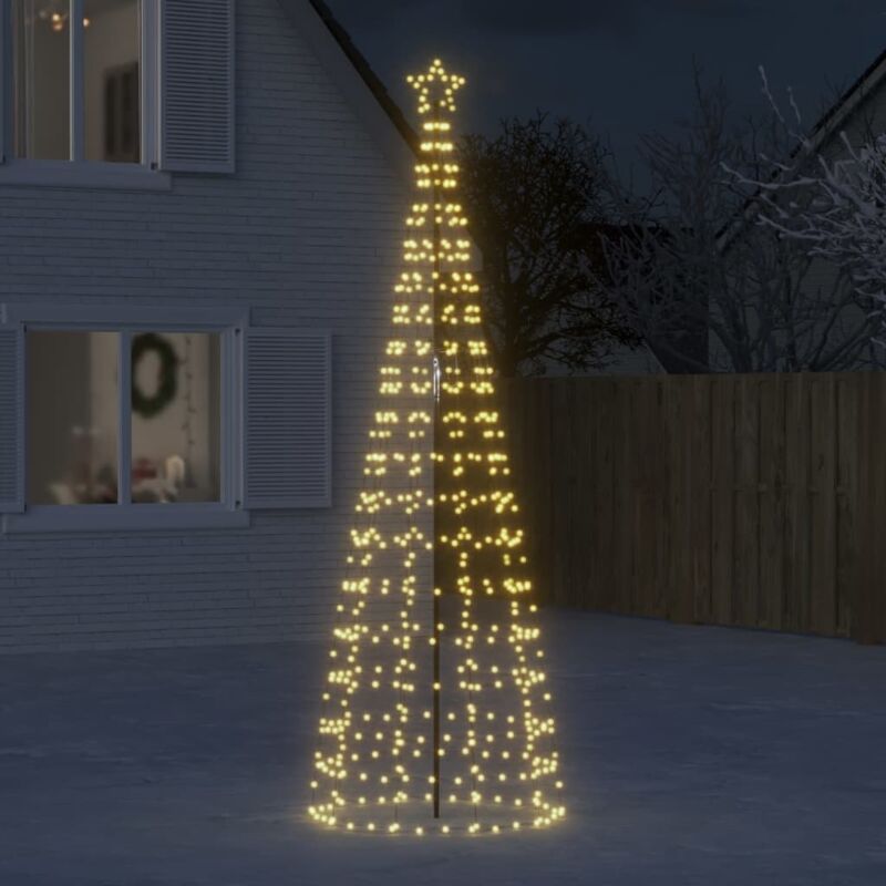 Vidaxl – Sapin de Noël lumineux 300 cm – 570 LED blanc chaud – Adaptateur LED à économie d'énergie – Pour usage extérieur Vidaxl – Sapin de Noël lumineux 300 cm – 570 LED blanc chaud – Adaptateur LED à économie d'énergie – Pour usage extérieur