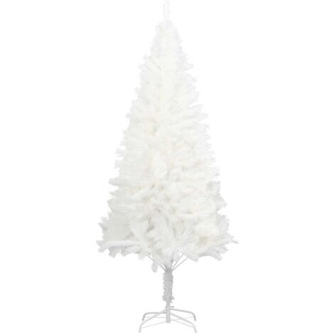 Arbre de Noël  Sapin de Noël artificiel aiguilles réalistes blanc 240 cm