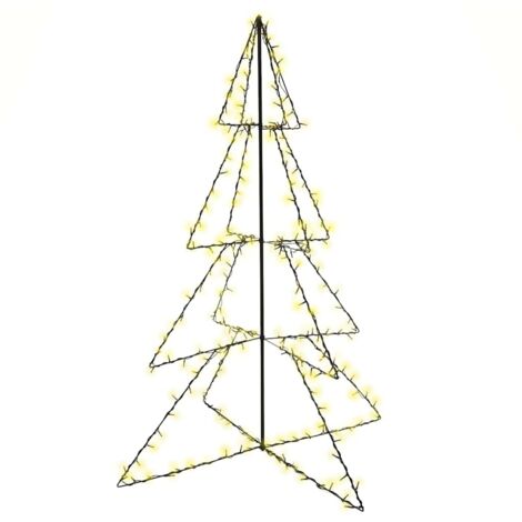 Arbre de Noël  Sapin de Noël cône 240 LED d'intérieur/d'extérieur 115x150 cm