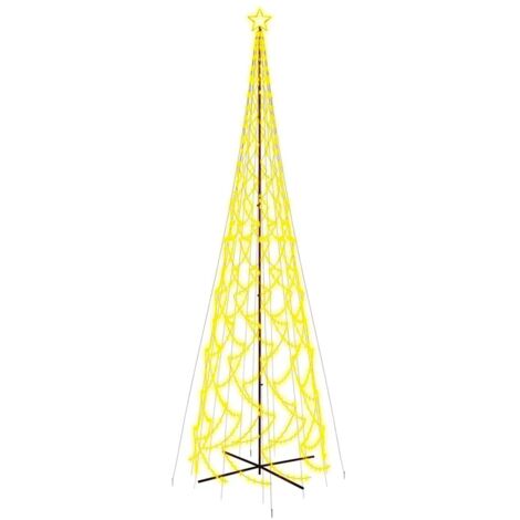 Arbre de Noël  Sapin de Noël cône 3000 LED Blanc chaud 230x800 cm