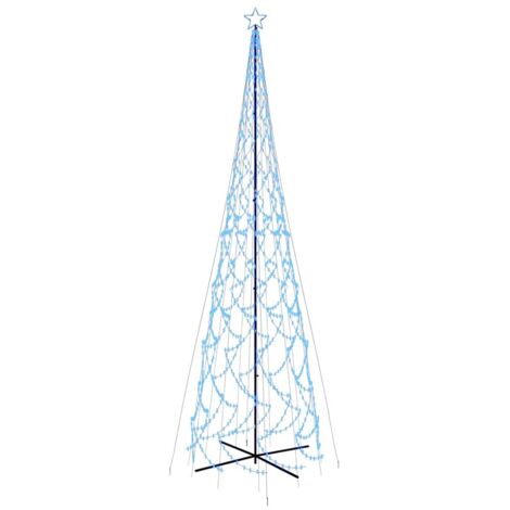 Arbre de Noël  Sapin de Noël cône 3000 LED Bleues 230x800 cm