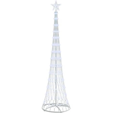 Arbre de Noël  Sapin de Noël LED Blanc froid 70 x 70 x 250 cm Métal