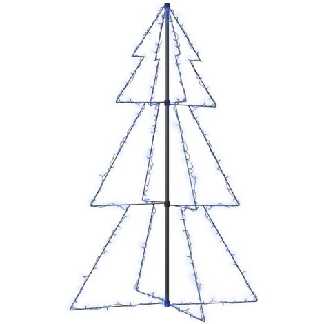 Arbre de Noël，Sapin de Noël cône 200 LED d'intérieur/d'extérieur 98x150 cm CFW23214